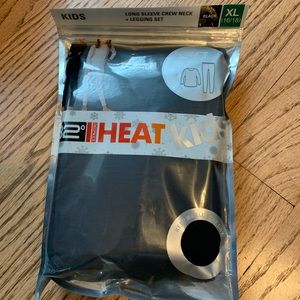 Thermal long sleeve and legging set unisex black 16/18 xl youth